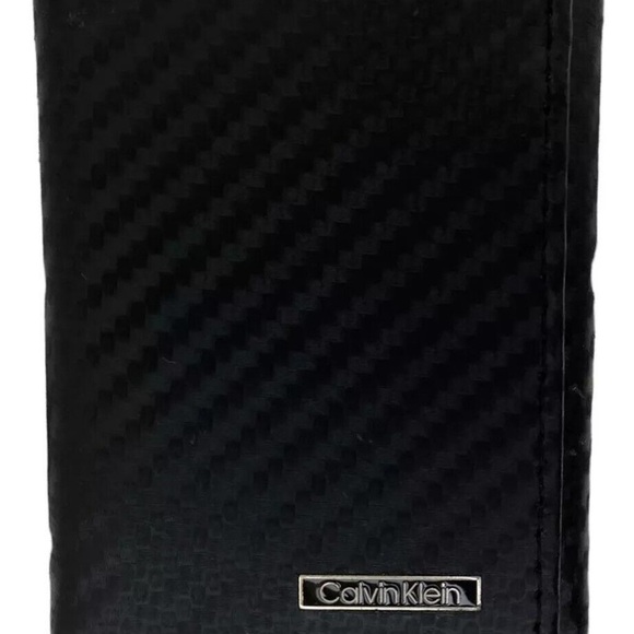 Calvin Klein • Men's Compact Genuine Leather Wallet - Picture 2 of 7